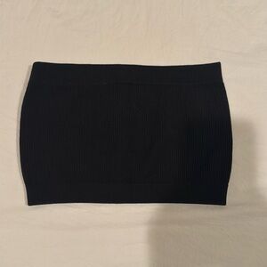 Cotton:on black ribbed tube top